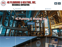 Tablet Screenshot of 4gplumbing.com